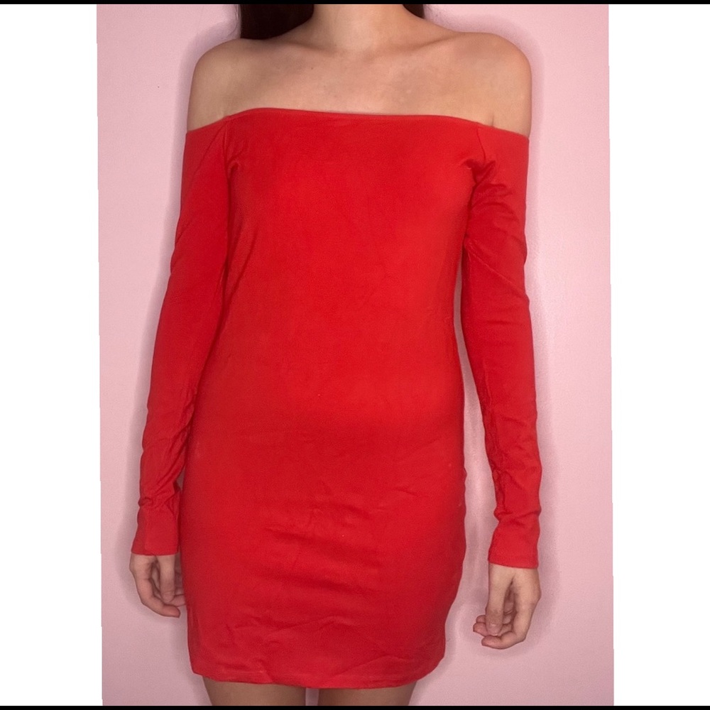 Forever 21 Long-Sleeve Mini Dress